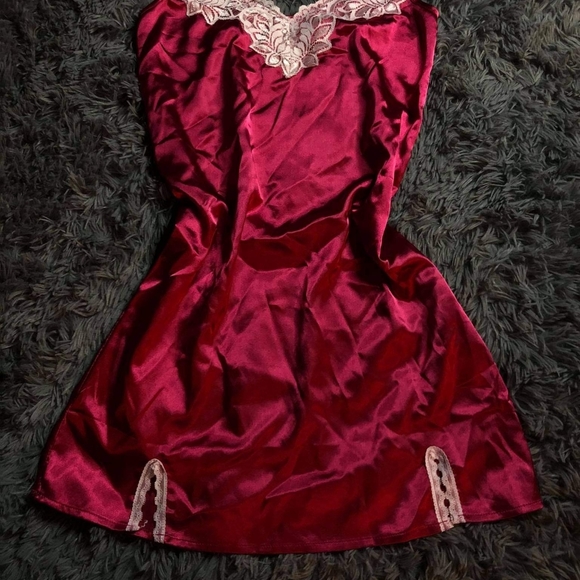 Sexy dark pink/red Lingerie Dress - Picture 2 of 7